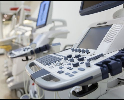 product-medical-device-inventory Michael LoBiondo Photography - medical device control boards lined up for inventory