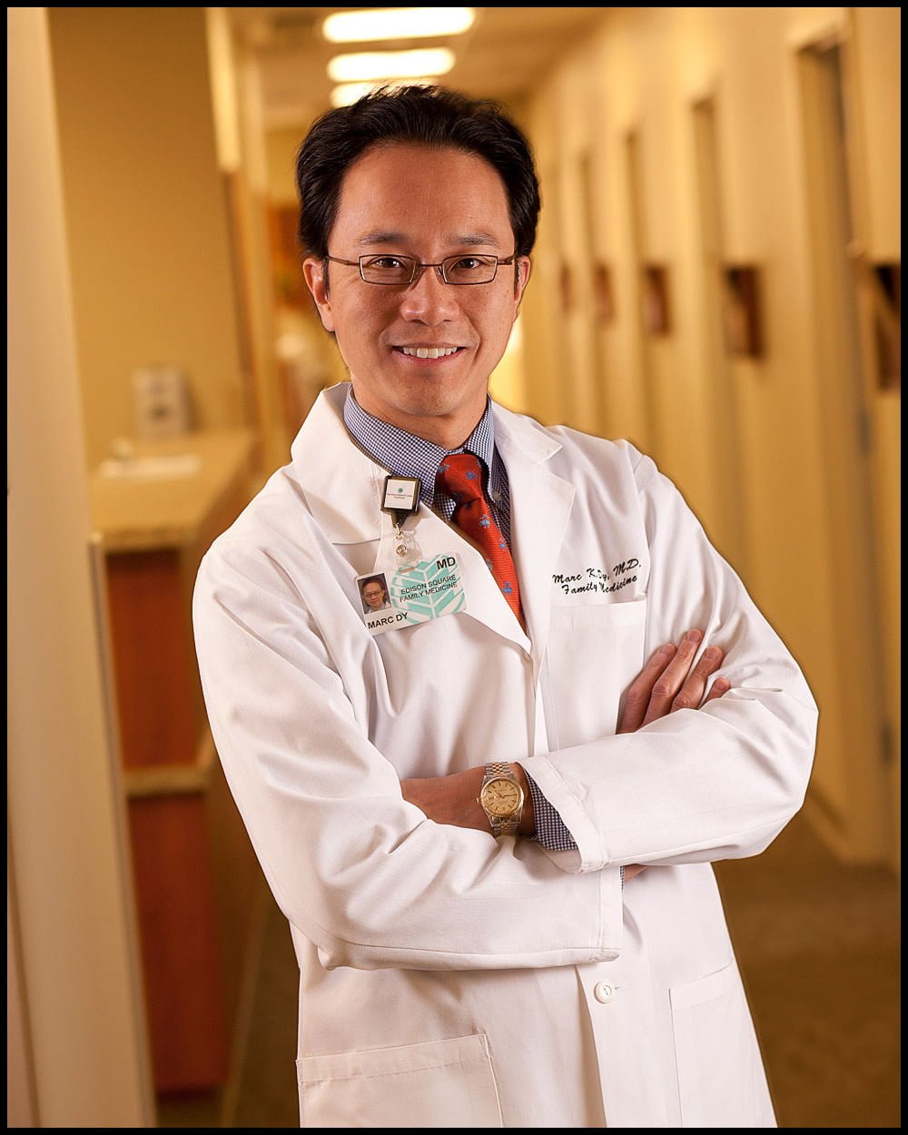 healthcare-medical-pharma-portrait MIchael LoBiondo Photography - Environmental portrait of doctor in office hallway