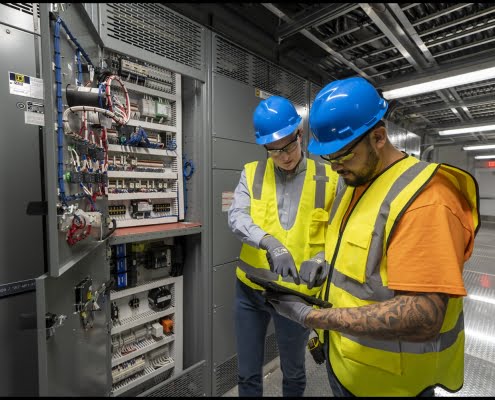 hvac-installation-location-industrial-construction Michael LoBiondo Photography - construction of industrial HVAC equipment