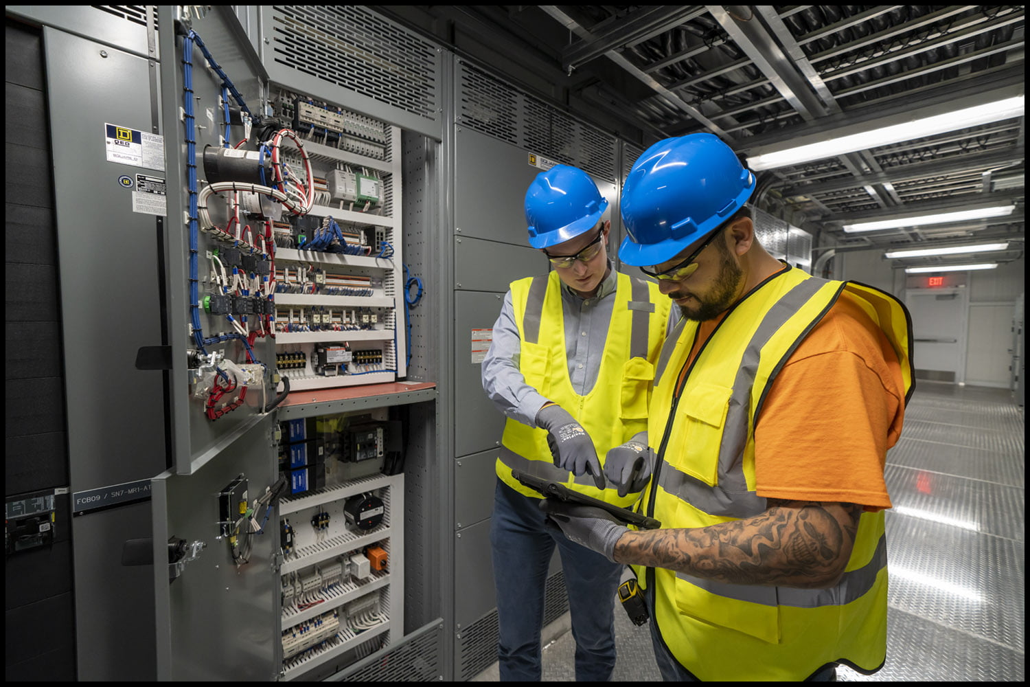 hvac-installation-location-industrial-construction Michael LoBiondo Photography - construction of industrial HVAC equipment