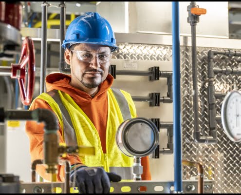 hvac-installation-location-industrial-construction Michael LoBiondo Photography - construction of industrial HVAC equipment