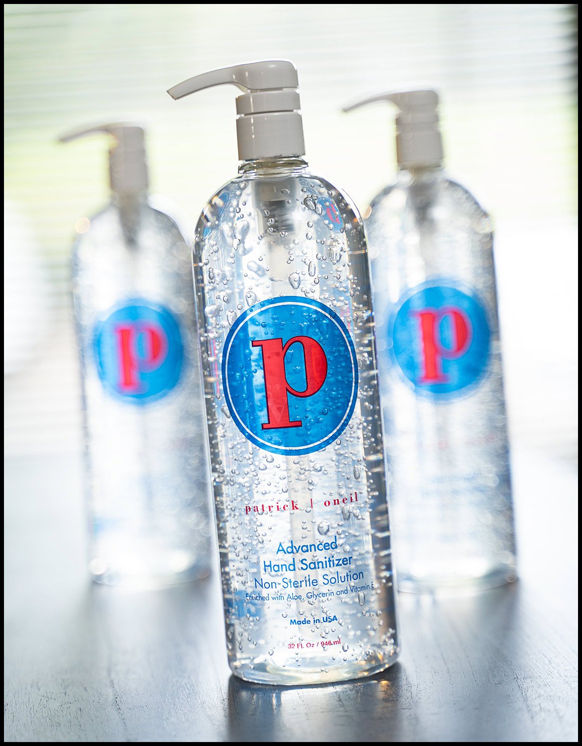 Michael LoBiondo Photography - 3 group of sanitizer containers on table